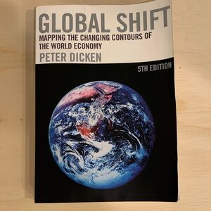 Global Shift by Peter Dicken - Black and Blue Coffee Table Book